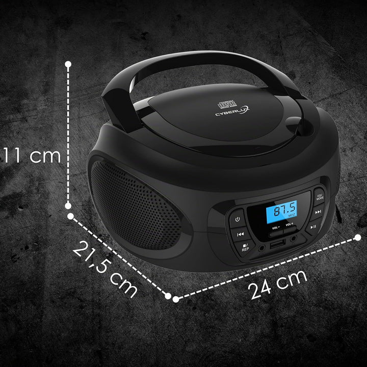 ragbarer CD-Player | | CD/CD-R | USB | FM Radio | AUX-In | Kopfhöreranschluss | Kinder Radio | Boomb