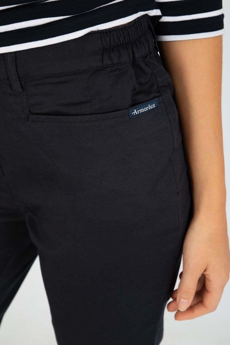Armor Lux Damen Trimaran Klassische Hose 34 Rich Navy, 34 Rich Navy