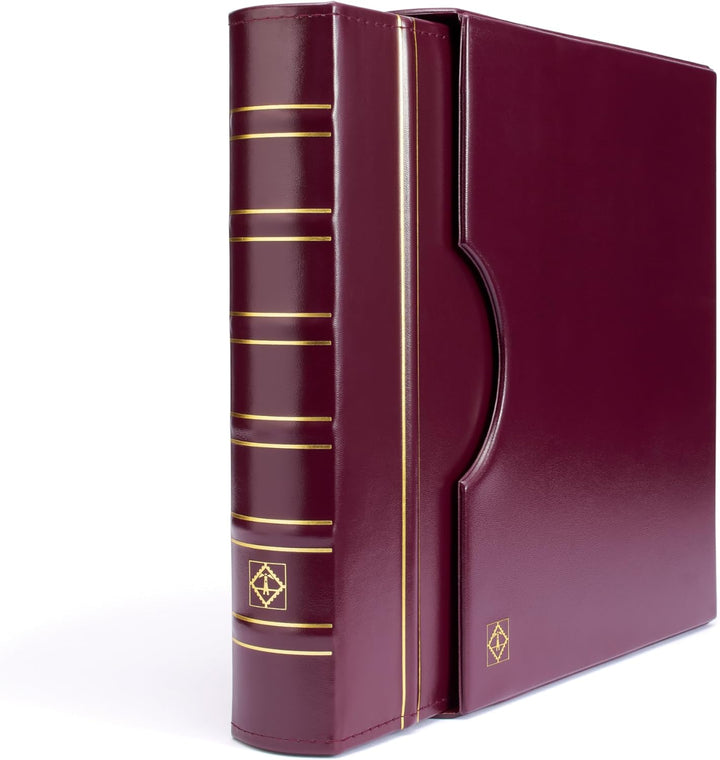 Leuchtturm 300787 Münzalbum Grande - Ringbinder zum Selbstgestalten im Classic-Design - inklusive Sc