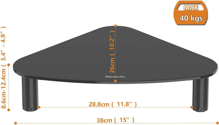 Hemudu Triangle Monitorständer, ergonomischer Laptopständer, Bildschirmerhöhung Bildschirmständer fü