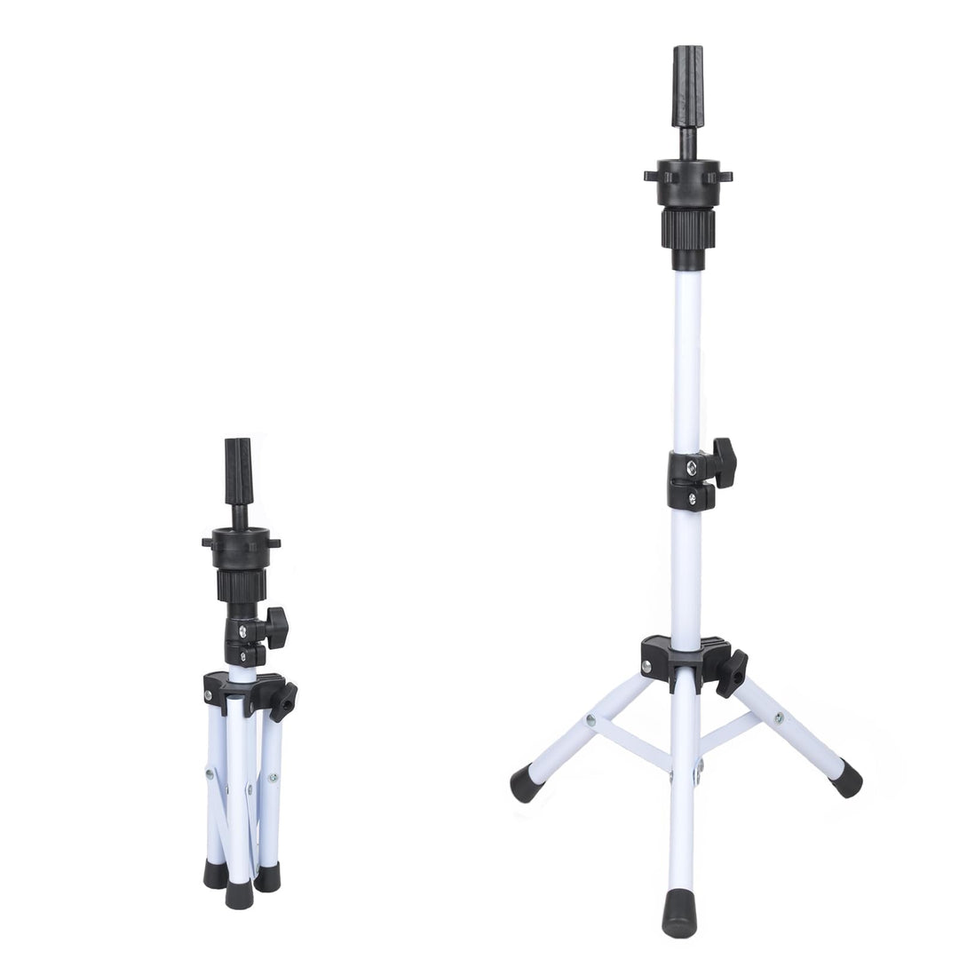 Perückenständer Stativ verstellbar Metall Mini Perückenkopf Ständer für Training Mannequin-Köpfe und
