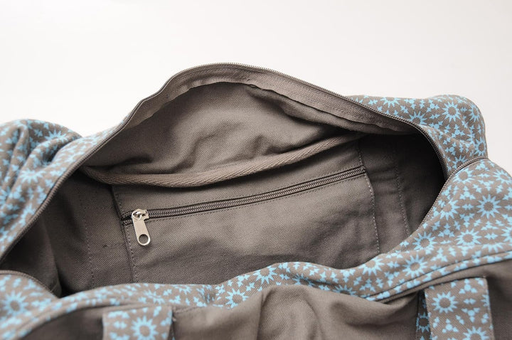 Yogishop Yogatasche Twin Bag - take me Two - Taupe/Turquoise 44 x 18 x 30 cm
