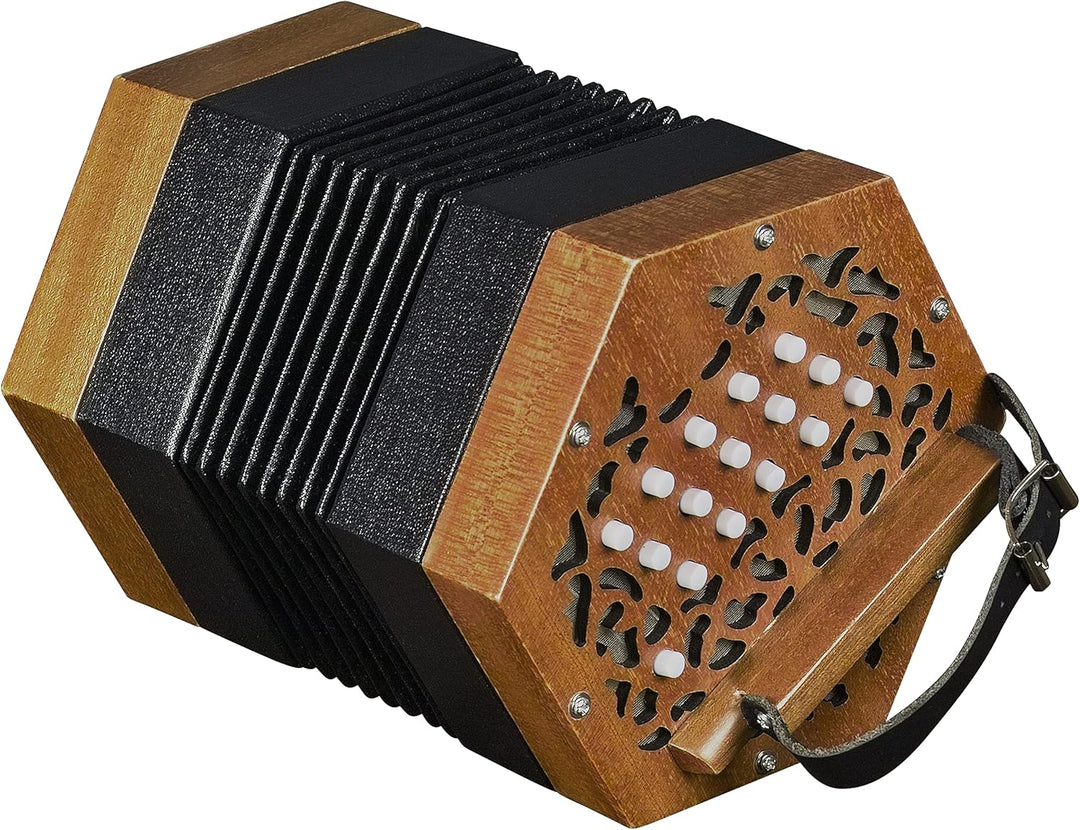 Trinity College Neu AP-1230A Anglo-Stil Ziehharmonika walnuss, walnuss