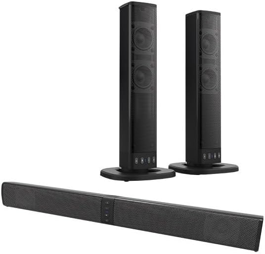 XORO 2in1-Bluetooth-Soundbar HSB 55 mit 4x5 Watt Leistung, kompaktes Design, als Separate Stereo-Lau