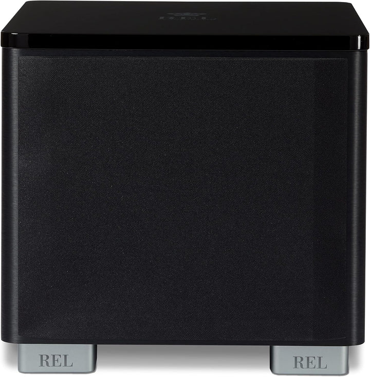 REL HT/1003 MKII 25,4 cm betriebener Subwoofer – kompaktes Design mit Class-D-Verstärker für tiefe B