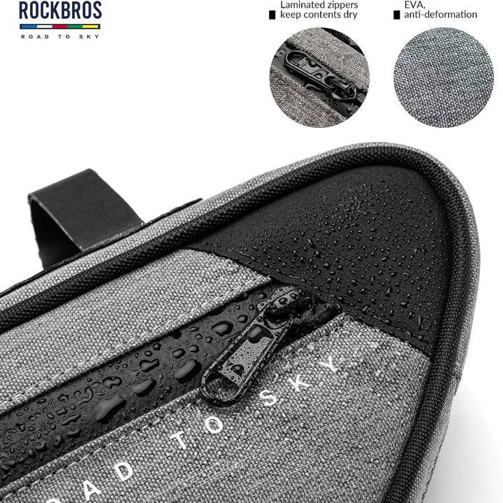 ROCKBROS Road-to-Sky Fahrrad Rahmentasche Reflektierende Wasserabweisende Fahrradtasche für Rahmen 2