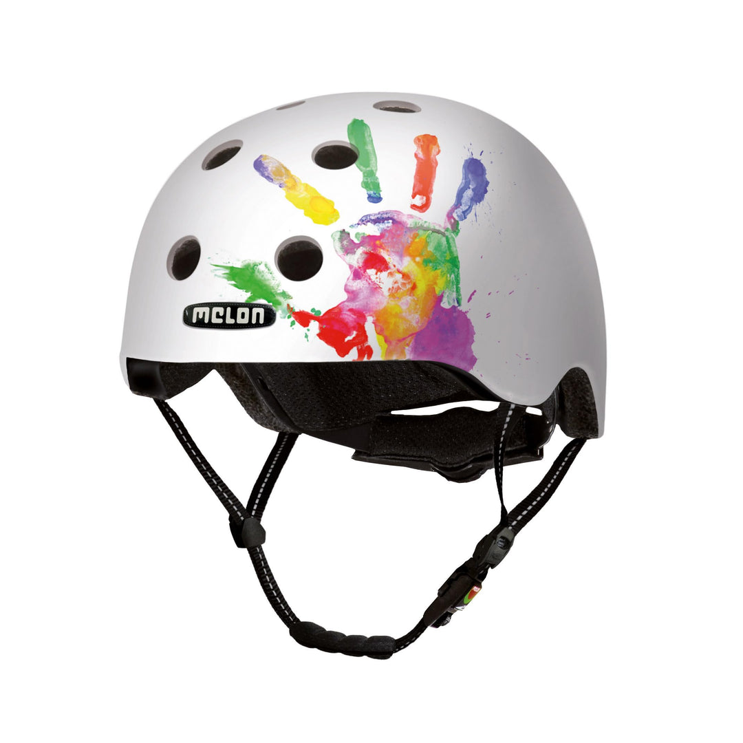 Melon »Handprint« Leichter und Cooler Fahrradhelm für Damen, Herren und Kinder mit maximalem Schutz