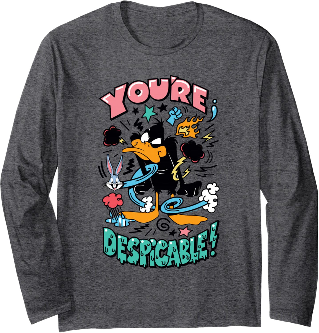 Looney Tunes Daffy Duck You're Despicable Langarmshirt
