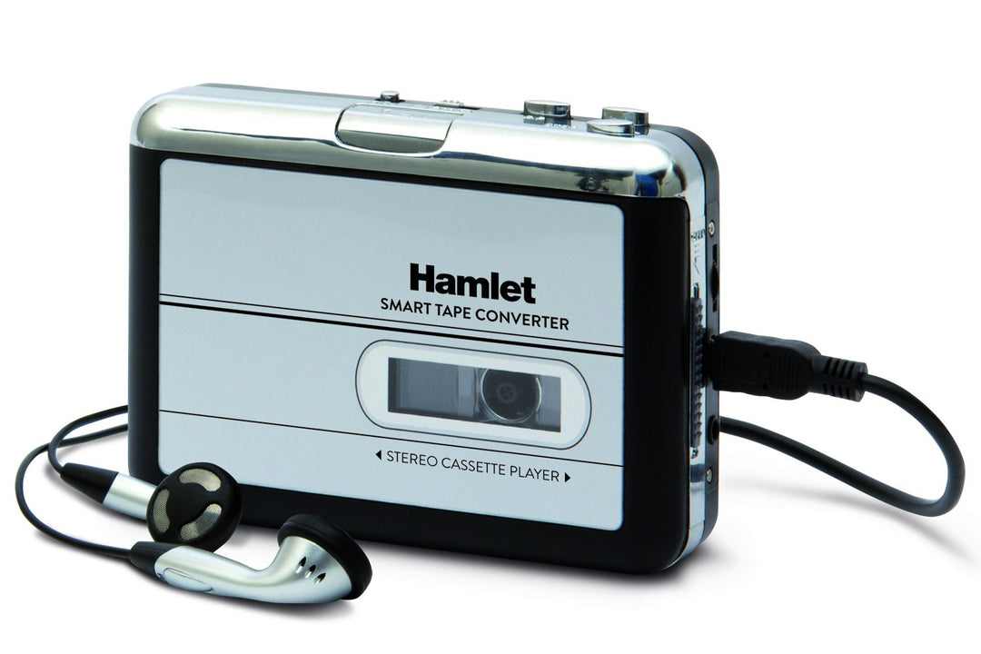 HAMLET XDVDMAG Kassettenplayer/-rekorder – Konverter (3,5 mm, Schwarz, Silber, AA, Alkaline) CASSETT