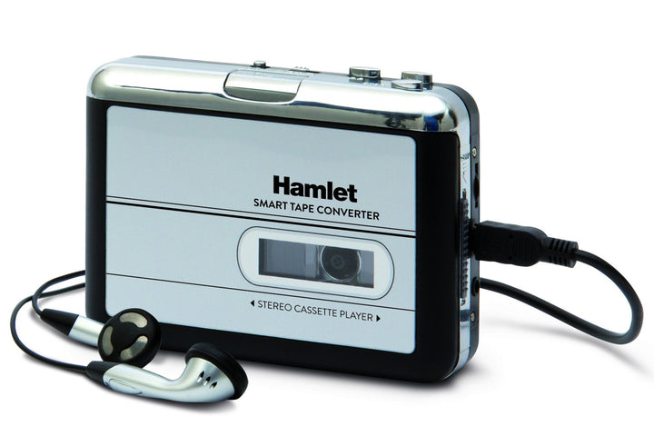 HAMLET XDVDMAG Kassettenplayer/-rekorder – Konverter (3,5 mm, Schwarz, Silber, AA, Alkaline) CASSETT