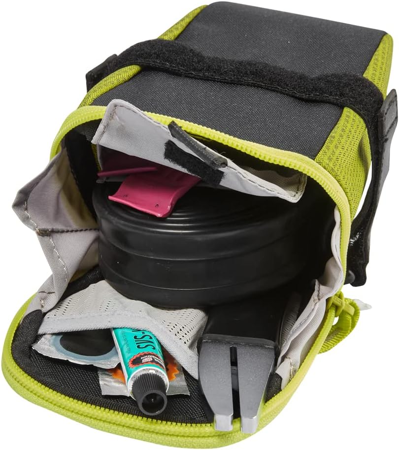VAUDE Race Light XL Luminum - Satteltasche Fahrrad - mit Klettbefestigung - reflektierend Bright Gre