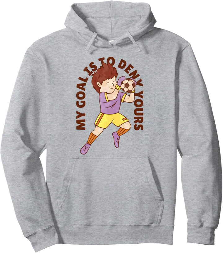 Motivierender Sportball für Torwart Pullover Hoodie