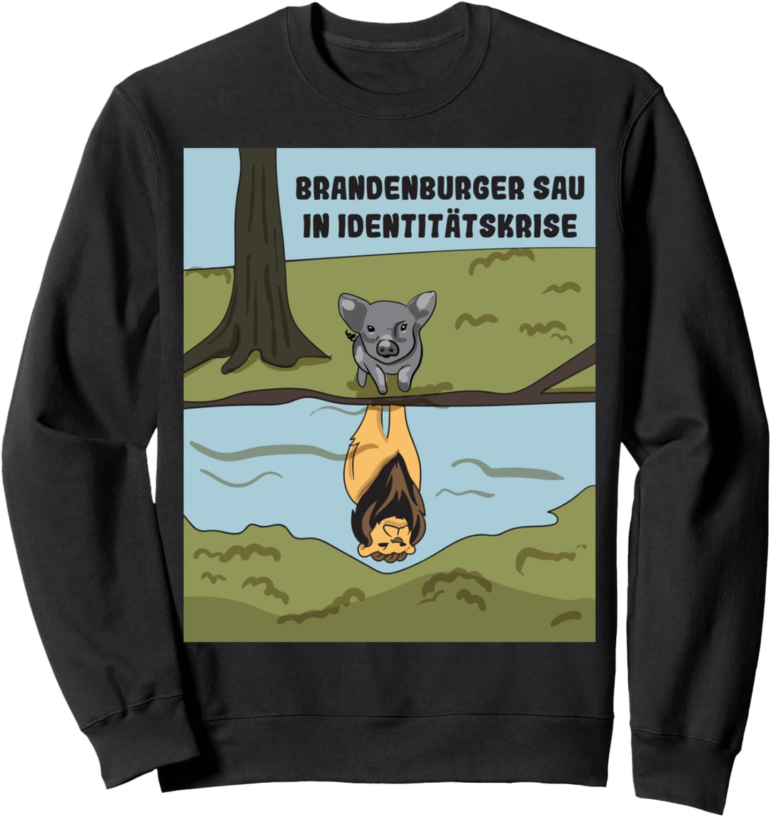 Wildschwein fühlt sich als Löwe / Löwin Sweatshirt