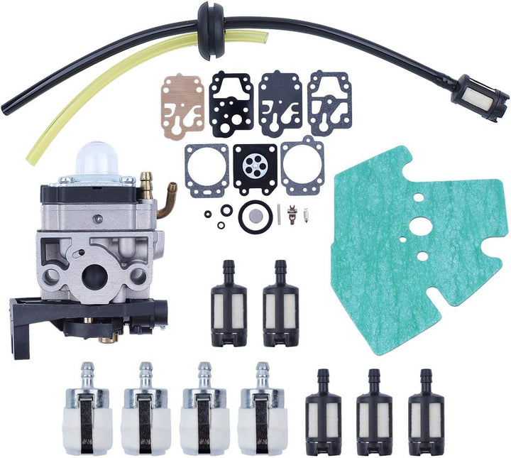 Vergaser Kraftstofffilterleitung Vergaser Membransatz für Honda GX25 GX25N GX25NT FG110 FG110K1 HHT2