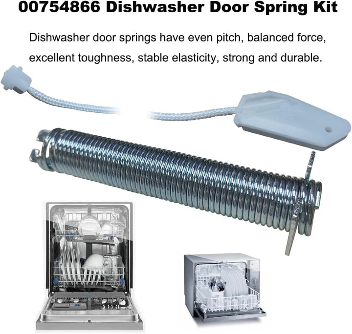 Bosch 00754866 Türfeder-Set für Geschirrspüler, Originalteil