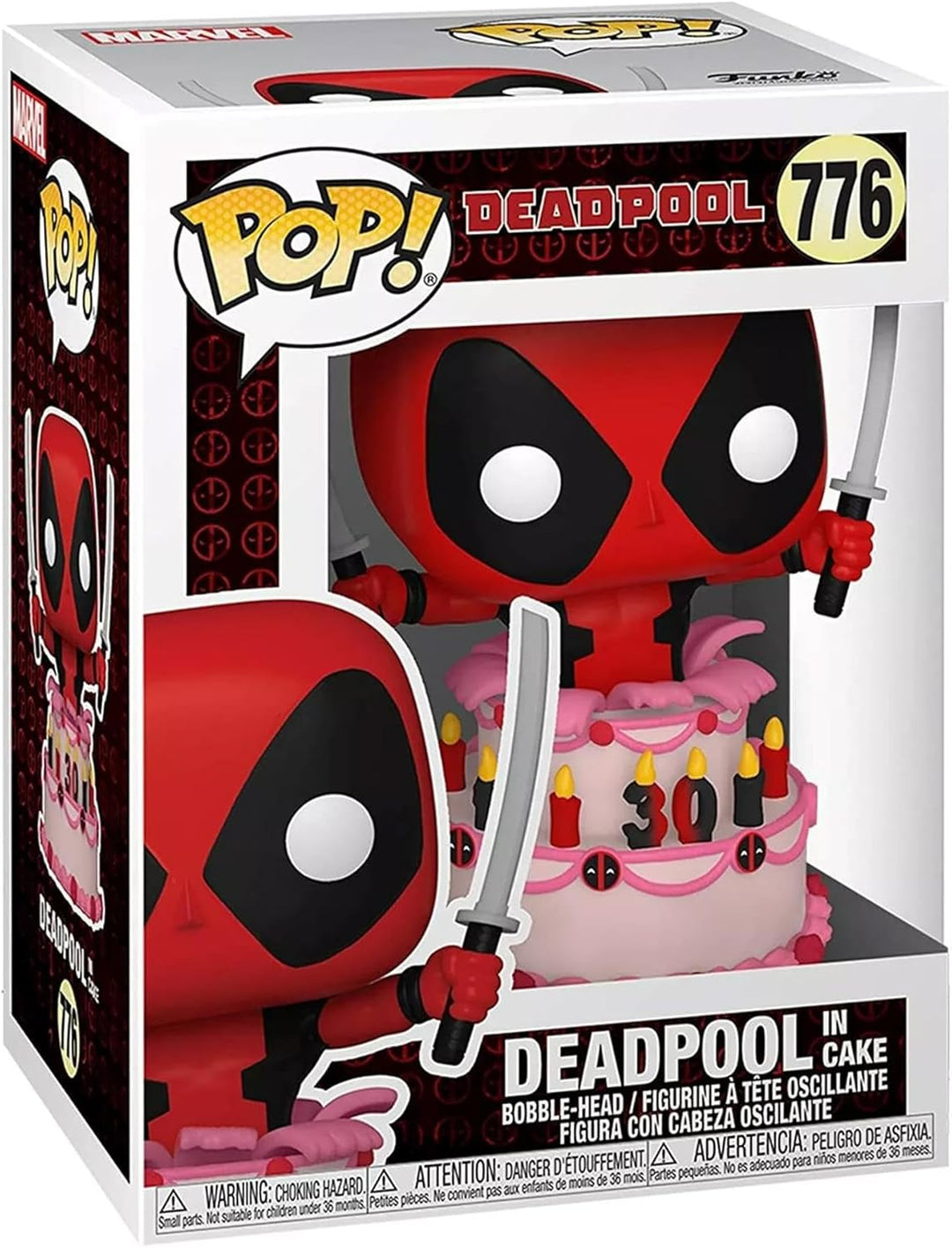 Funko Pop! Marvel: Deadpool 30th - Deadpool in Cake - Vinyl-Sammelfigur - Geschenkidee - Offizielle