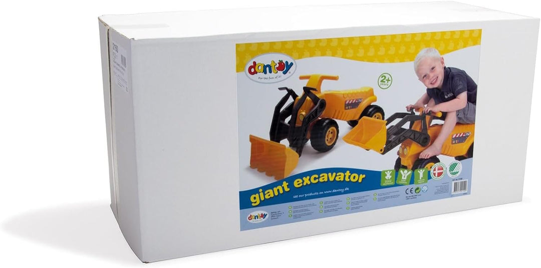 Dantoy Giant Excavator, Sit and Ride Vehicle, Made in Denmark