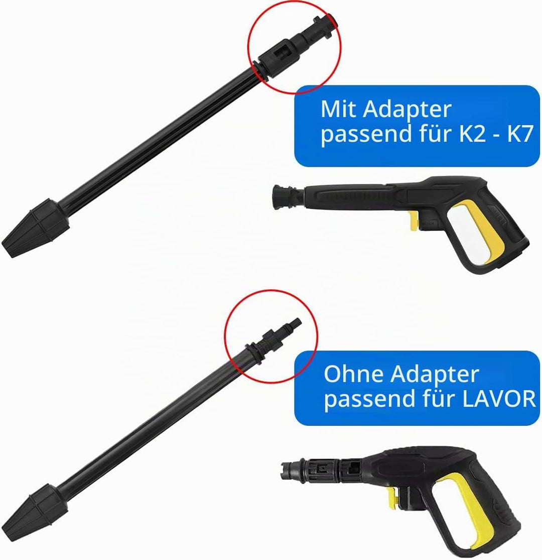 DrRobor 160Bar Hochdruck Hochdruckreiniger Lanze für Kärcher K2 K3 K4 K5 K6 K7, Hochdruck Sprühlanze