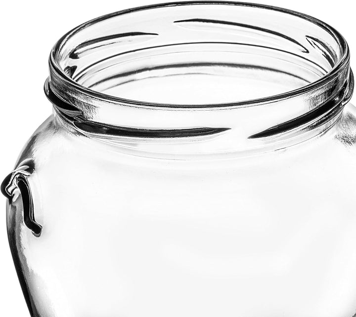 KADAX 8er Set Einmachgläser 510ml TO82, Sturzgläser Mason Jar mit Schraubdeckel, Luftdichte Twist-of