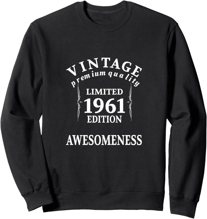 60. Geburtstag Vintage geboren 1961 Limited Edition Sweatshirt