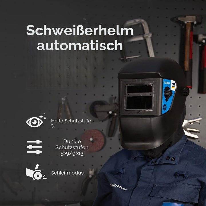 GYS 065048 automatisches Schweisshelm LCD TECHNO 9/13 TRUE COLOR