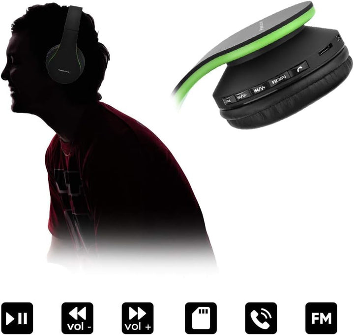 PowerLocus P1 Bluetooth Kopfhörer Kabellos, Wireless 5.3 Bluetooth Kopfhörer Over-Ear, Over Ear Kopf