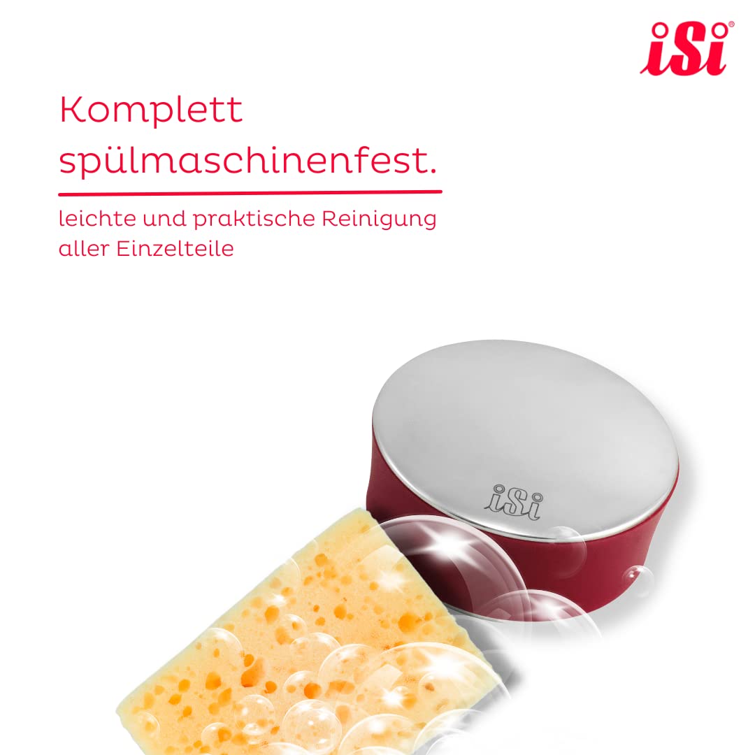 iSi - 2726 Whipper Cap Verschlusskappe für Sahnespender - spülmaschinenfester Edelstahl Deckel zum S