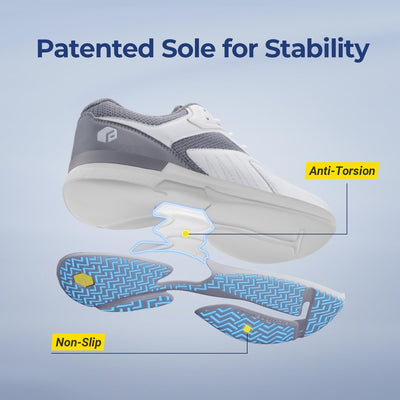 FitVille Extra Weit Tennisschuhe Herren Breit Hallenturnschuh Atmungsaktiv Training Schuhe für Tenni