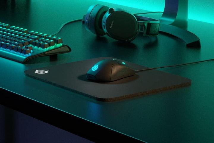 SteelSeries Qck Heavy M - Cloth Gaming Mouse Pad - Extradicke Rutschfeste Gummiunterlage - Grösse M