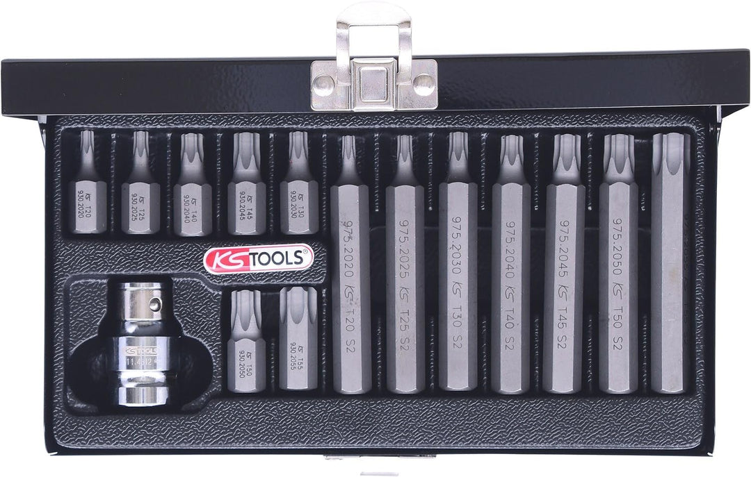 KS Tools 911.5020 10mm CLASSIC Bit-Satz, 15-tlg., TX