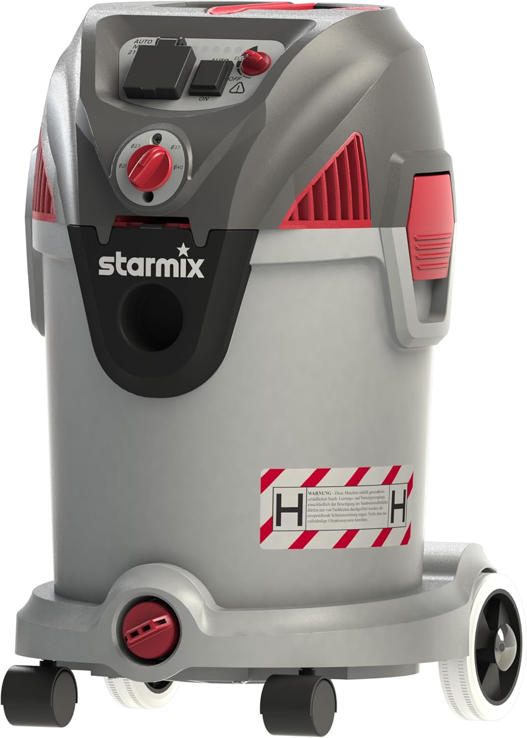 Starmix Nass-Trockensauger Energetic APDH-1430 (Sauger mit max. 1.400 Watt, 220 mbar, 30-l-Behälter,