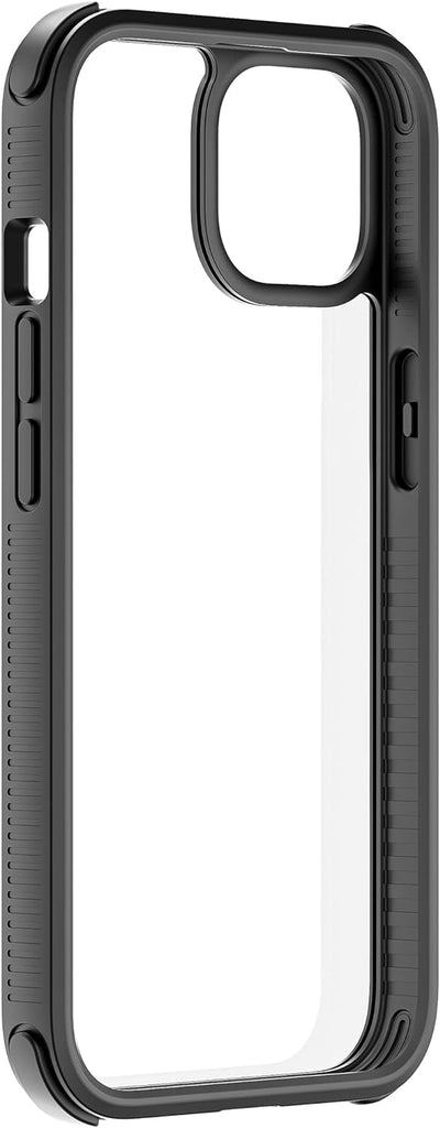 Black Rock - Hülle Robust Transparent Case Passend für Apple iPhone 13 I Handyhülle Transparent, Dur
