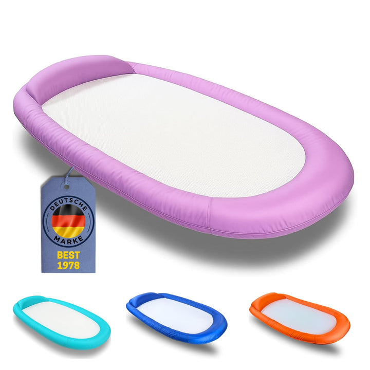 Best Sporting Aufblasbare Wasserhängematte Mesh Mat I Luftmatratze mit Netz | Pool Lounge Float I So