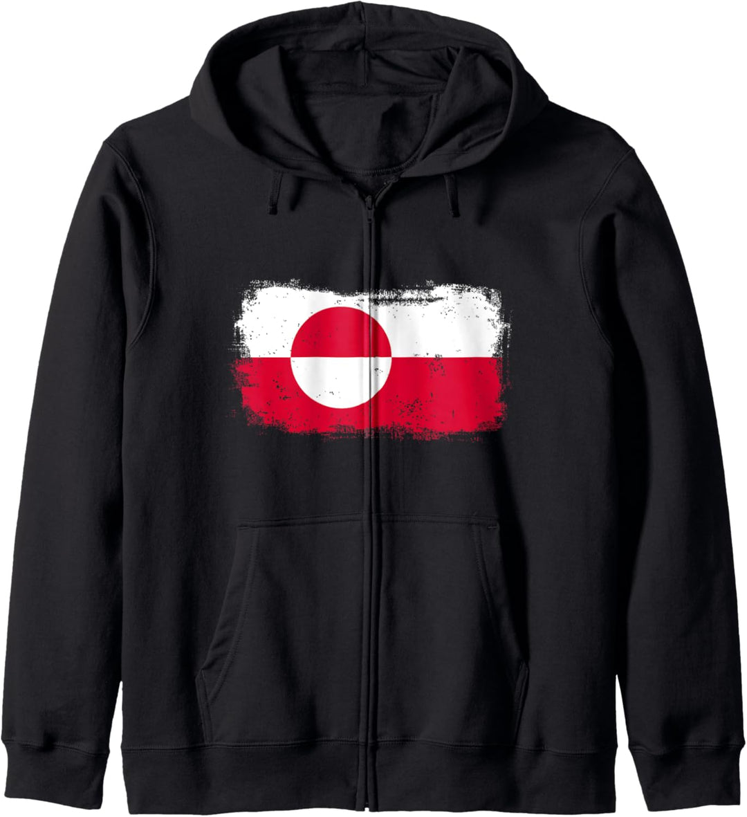 Grönland Grönländische Nationalflagge Kapuzenjacke