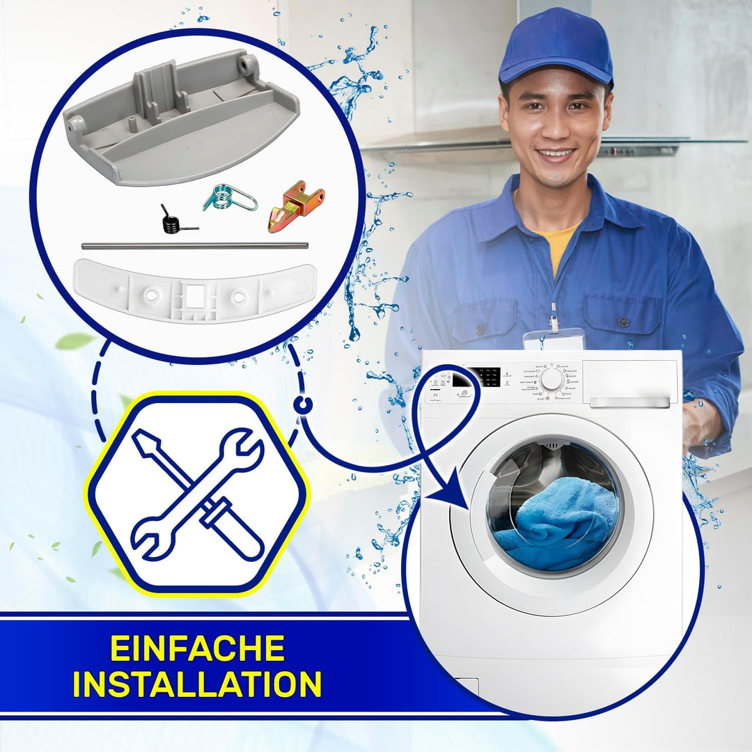 Waschmaschine Griff im Set mit dem Originalcode 405508555/1 4055085551 für Electrolux für AEG für Za