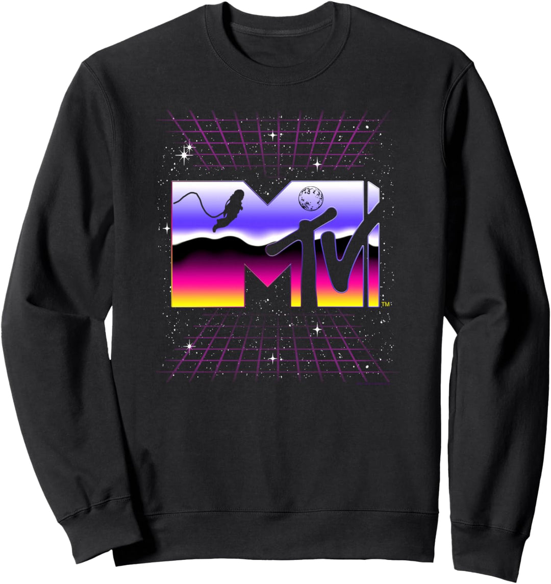 MTV Moon Person Chrom-Logo Sweatshirt