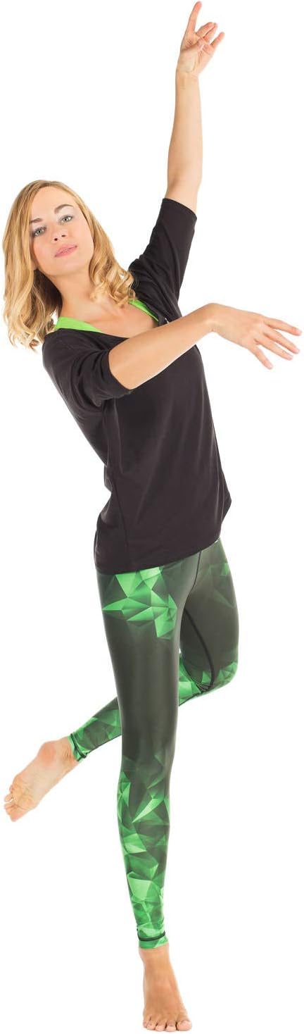 WINSHAPE Damen Functional Power Shape Tights „high Waist“ Hwl102, Saphir/Rubin/Smaragd, Slim Style m
