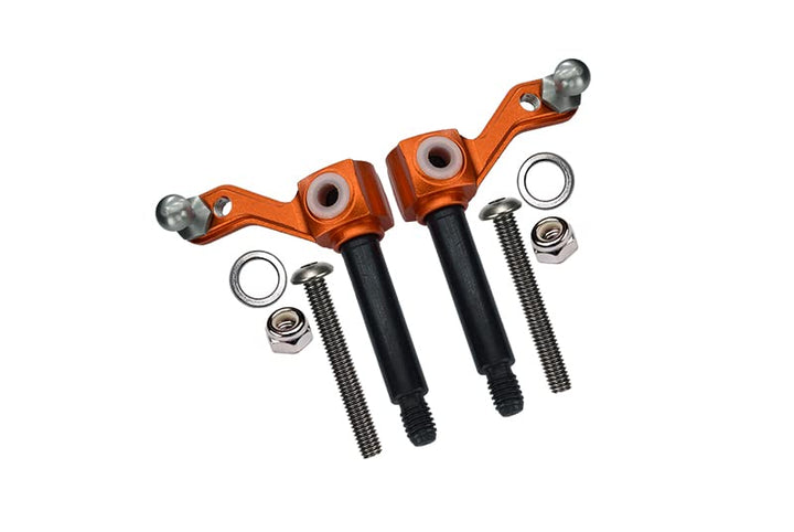 GPM for Tamiya Lunch Box Tuning Teile Aluminium Front Knuckle Arm - 1Pr Set Orange