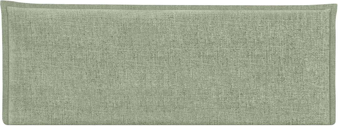 DHOME Plain Natural Leinen Kopfteil mit Einfassung gepolstertes Kopfteil Bett Modernes Schlafzimmer