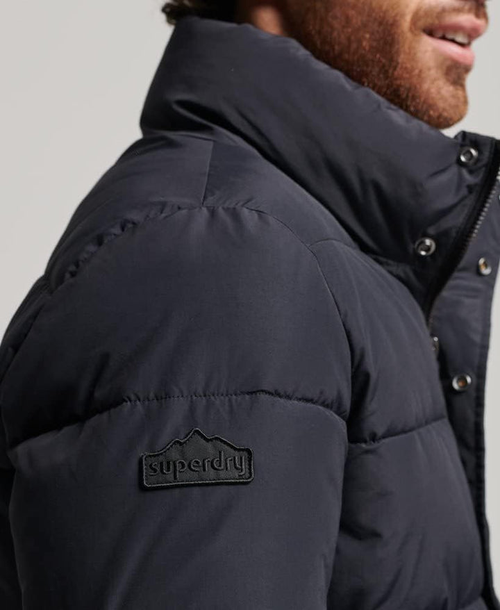 Superdry Herren Retro Steppjacke XXL Tiefschwarz, XXL Tiefschwarz