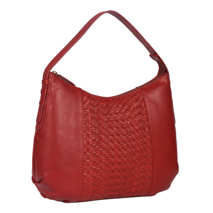 Benthill Schultertasche Damen Echt Leder | Henkeltasche aus hochwertigem Rindsleder | Kleine Vintage