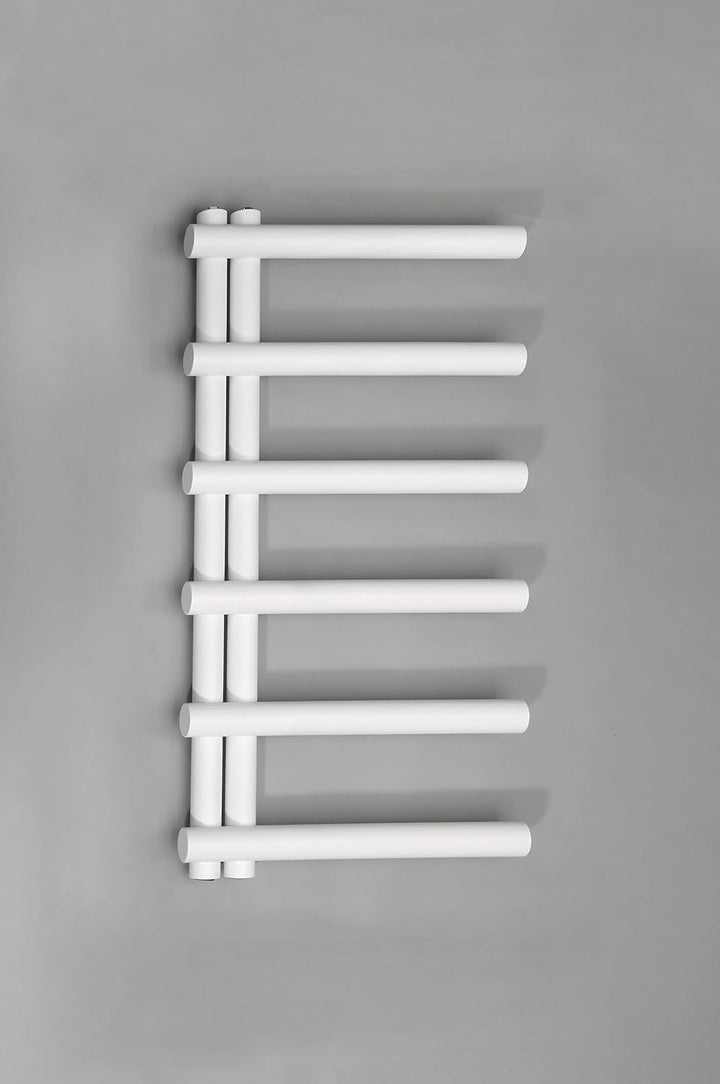 Aspira Home Moderner Design Badheizkörper „Cosy“ - Weiss - Mittelanschluss 1/2“ - 500x850mm - Handtu