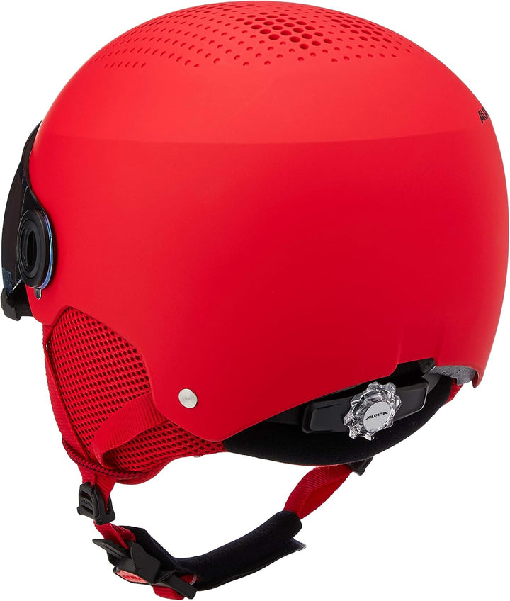 ALPINA ZUPO VISOR Q-LITE - Hochwertiger & Leichter Skihelm Mit Kontrastverstärkendem Visier Für Kind