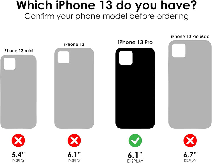 OtterBox Symmetry Series + Schutzhülle für iPhone 13 Pro – Ariel Waves, ultradünn, rastet auf MagSaf