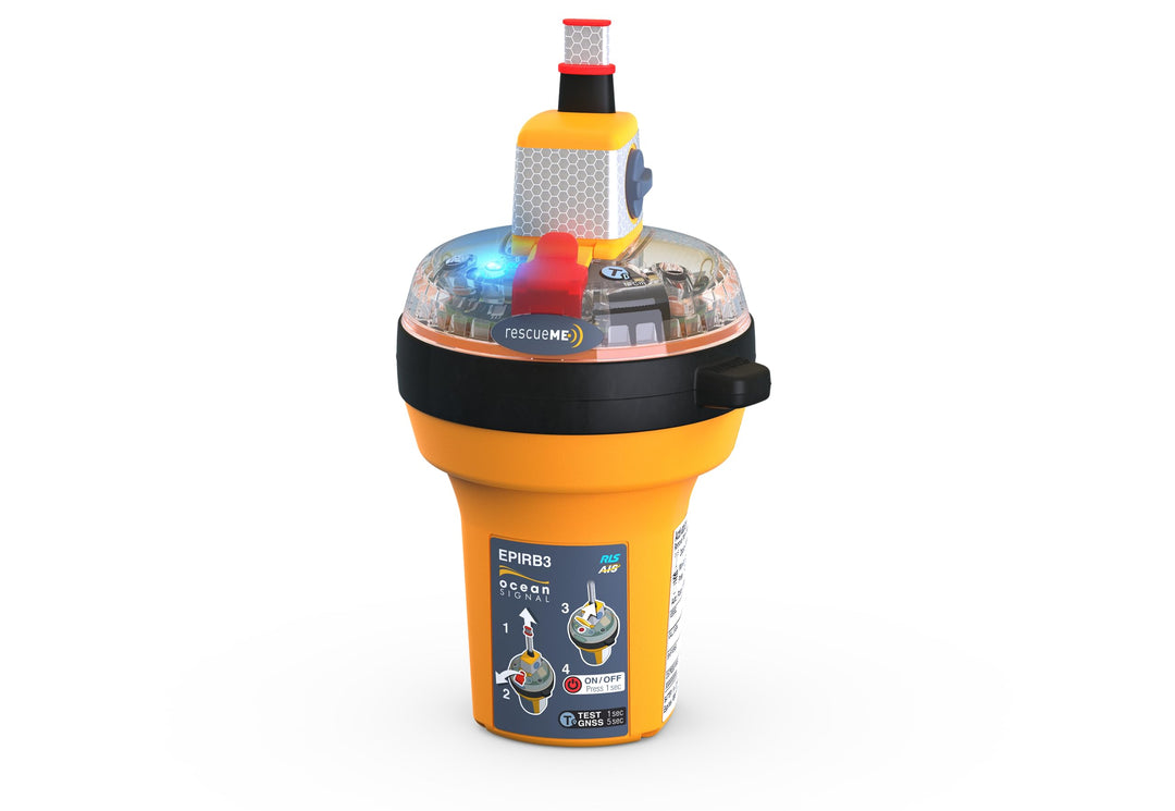 Ocean Signal rescueME EPIRB3 Notfunkbake: AIS, RLS & GPS – Sichtba & Infrarot-Stroboskop – MEOSAR ko