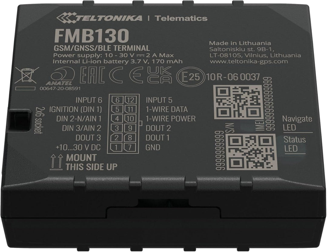 Teltonika FMB130 GPRS/GNSS Tracker (FMB130BSXW01)