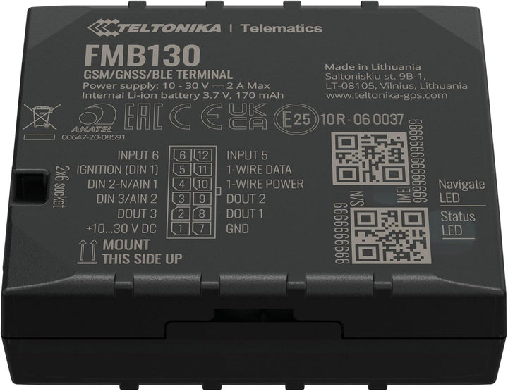Teltonika FMB130 GPRS/GNSS Tracker (FMB130BSXW01)