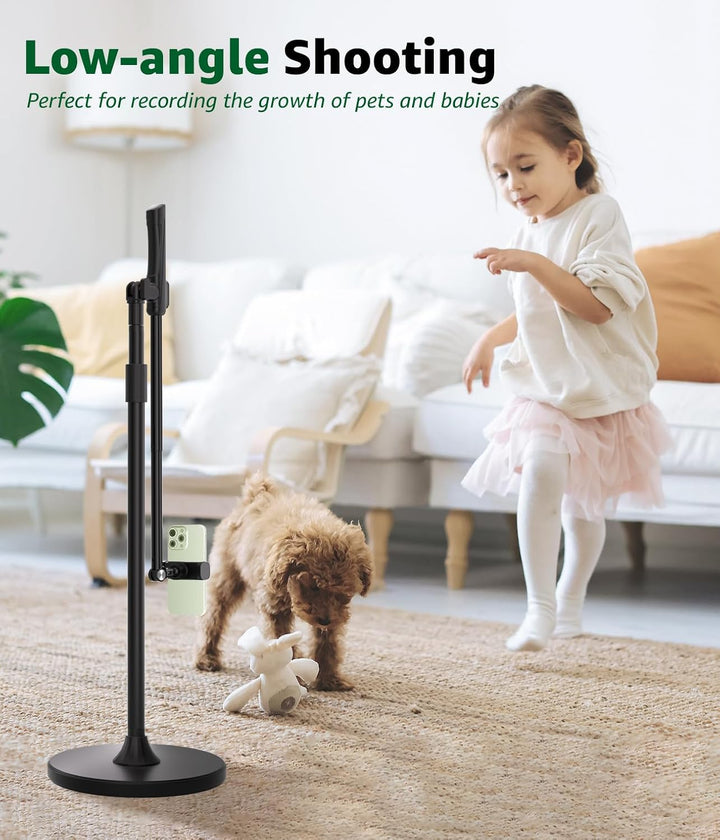 Handy Stativ, Overhead Stativ Handy mit 360° Ausziehbaren Arm & Fernbedienung & Handyhalterung, Hori