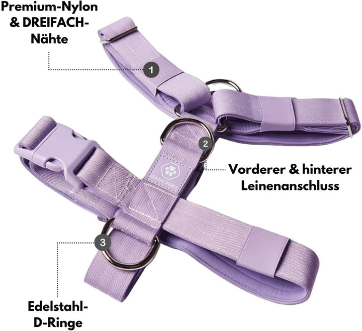 Spark Paws No-Pull Hundegeschirr – Entwickelt für Sicherheit und Kontrolle, ideal für grosse, kräfti