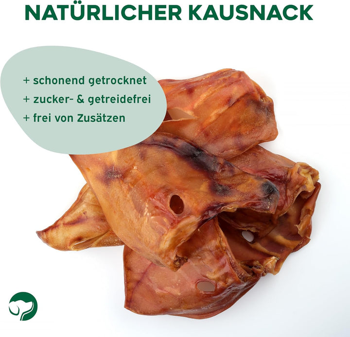 Top Dog Premium Schweineohren - aus Deutschland - 200 Stück (min. 8 KG) 200 Stück (1er Pack), 200 St